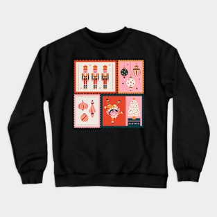 Christmas stamps 2 Crewneck Sweatshirt